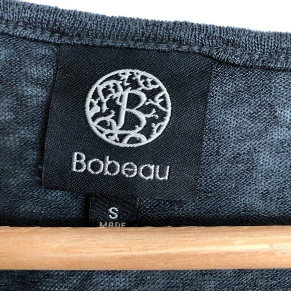 Bobeau faux wrap green tank blouse with side tie detail size small - Picture 3 of 5